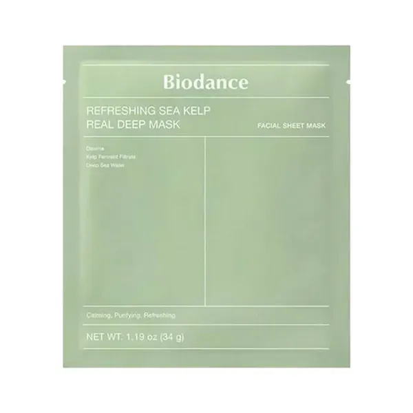 hidroheleva-maska-z-morskymy-vodorostiamy-madekassosidom-ekstraktom-korenia-irysu-biodance-refreshing-sea-kelp-real-deep-mask-34g-71874967705533